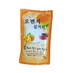 헨켈홈케어 오렌지설거지 리필  맑은나라  1KG  12개 : 남자선물천국