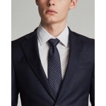 마에스트로  네이비 패턴 실크 넥타이 MANE0E121N2 : LF몰
