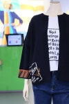 레터링 자수 오픈 가디건 (BAKCA1041) : 신세계 여주 베네통