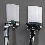 라크 H-055 스텐 면도기 거치대 3M 부착 욕실용품 꽂이 걸이 건조대 : 모터한