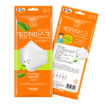 부직포 마스크 맑은나라 원데이 마스크 깨끗한 입체형 5매 백색 3D 마스크 : 에이치케이팜