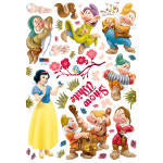 DWDS-002 백설공주와일곱난장이 (포인트스티커/데코/디즈니/캐릭터/아이방꾸미기) : 시트나라