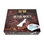 롯데제과 몽쉘 생크림케이크 카카오 12입 384g : 와싸다마트