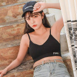 #1085 핑크하니 뒷태이쁜 쫀쫀 캡내장 브라탑 : 공주샵