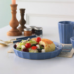 꿈꾸는키친 브런치 식기 마카롱 원형 플레이트 메인메뉴 접시 : 꿈꾸는 키친