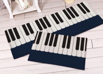 피아노매트 러그 건반러그 피아노학원 인테리어 아이방꾸미기 음악실 : sossora