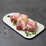 100% 수작업 포뜬 삼겹살갈비 1kg(냉동,국내산) 수제뼈삼겹 박포갈비 구이용 양념용 : 돼갈박