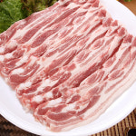 돼지삼겹살 500g (냉동, 칠레산) 구이용 숯불용 바베큐용 통삼겹 보쌈용 두께선택가능 : 돼갈박