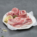 국내산 돼지삼겹살 500g 냉장 돼갈박 국산 한돈 구이용 숯불용 통삼겹 바베큐용 보쌈용 : 돼갈박