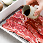 LA갈비 소갈비찜 엘에이갈비 블랙앵거스 꽃갈비 소고기 1kg : 미트포테이블