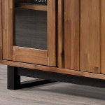 캐널 아카시아 원목 장식장 : 진영 가구