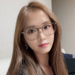 그해우리는 최우식 투명 뿔테 코받침모델 블루라이트차단안경 : 어라운드프레임
