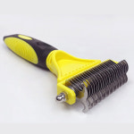 강아지빗 강아지 애견 시바견 웰시코기 이중모 브러쉬 모찌빗 : 킁킁펫