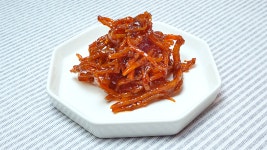 맵지않고 부드러운 백 진미채볶음 진미채무침 오징어채 반찬 130g : 박쌤찬방