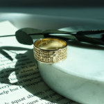 오르셀 14K 18K 한글 신 주기도문 반지 기독교반지 : 오르셀