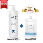 Dr CPU 이도 1000ml + 300ml 펌프형 실속형 손소독제 클린 겔 알파 식약처 허가 의약외품 46000 : 일당백몰