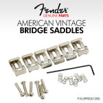 [정품] Fender AMERICAN VINTAGE STRATOCASTER® BRIDGE SADDLES / 099-2051-000 / 펜더 아메리칸 빈티지 브릿지 새들 : 삼광악기