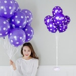 풍선꽂이장식세트130cm(도트라벤다) : 오케이파티