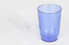 진성 투명 플라스틱 PC컵 190ml 250ml 호프집 업소용 어린이집 투명 음료수 물잔 : 조앤지컴퍼니