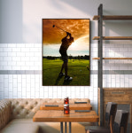 골프 사진 스크린골프장 소품 장식 Golf 그림 01 빈티지 포스터 : 로얄블루아트샵