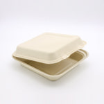 크라프트 펄프 종이도시락 3칸 B-026 (200개) : 바이오팩