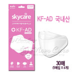 스카이케어 비말차단용 KFAD 마스크 대형 5매X6개(30매) : 튼튼바이오