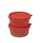 을조합 타파웨어 밀폐용기 2개입(자몽색)200ml 반찬통 정리_S/N:61+31C6C9 : 새희망장터