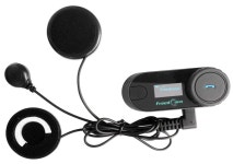 오토바이 인컴 Freed Connt-comsc 헬멧에 장착 블루투스 방수 인터컴 800M LCD 스크린 포함 : mac-gys