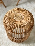 벨르라탄 토이티 원통 스툴 등나무 보조의자 화분대 거치대 소품 스툴 : BELLE RATTAN