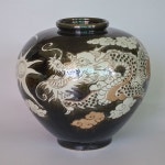 토암 서타원_분청흑유용문도자기, 지름 약 26cm, 높이 약 24cm : 앵콜음반