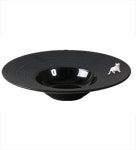 몽주르 오드아이고양이 블랙투톤파스타볼(도자기피규어) : 몽주르