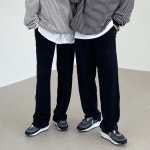 RA 스판대박 남녀공용 커플 밴딩 와이드 트레이닝팬츠 ( 2color ) : 와이샵 YSHOP