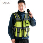 특수조끼 RC-800(형광그린-망사포켓4개) : 가자안전샵