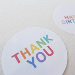 특별한 날 레인보우 택 10개 생일선물 구디백 포장 데코 리본 땡큐 상품택 830002 : 스마일원모어