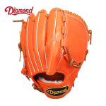 다이아몬드 프로크라운 라온스포츠 샵오더모델 PC-001 12인치 투수글러브 무지웹 오렌지 : 라온베이스볼