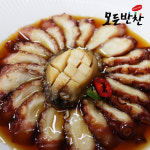 [모든반찬] 문어장(문어1미+국내산전복1미) 1kg : 모든반찬