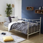 [모던하우스]로맨틱 철재 싱글 S 데이베드 침대(매트리스포함) / BD17SET026 : NC송파 모던하우스 가구