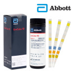 애보트 소변 검사지 100매 유린 스틱 유리스캔 당 당뇨 단백뇨 혈뇨 검사 키트 방광염 : 영신메디케어