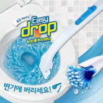 이지드롭 변기크리너 변기솔 핸들 세트 화장실청소 본품+리필 12개입 : 슬기생활