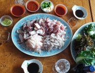 자연산 모듬회 5인분(회 1,000g) 아침 손질 저녁 도착 : 진해만어부
