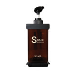 펌프용기 1구디스펜서 샴푸통 국내제작 브라운 공병 500ml 욕실 호텔 모텔 비품 : 비품천국