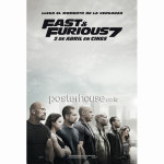 영화포스터 인테리어 60X89cm -  분노의 질주: 더 세븐 / Fast & Furious 7 [Advan...