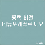 평택비전에듀포레푸르지오  H13헤파필터 (프리필터는 추가옵션에서 선택해주세요) : 클라떼