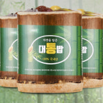 담양 지리산 대통밥 210g 4통 대나무밥 죽통밥 프리미엄 대나무 : 푸드맛봄