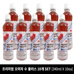 [인제 명품 오미자]프리미엄 오미자수플러스 340mlx10병 : 하나온에프앤씨