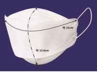 (300원/장) 맑은누리숨 황사방역 마스크 KF94 (대형) 50매 국내 의료기기 제조사 상아프론테크 마스크 : 그린 메디