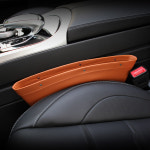 엠노블 차량용 가죽 사이드포켓 멀티 수납 틈새 자동차 컵홀더 : 데코M