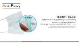 숨쉬기 편안한 국산 엠에프 여름용 마스크 50매 Made in Korea : 텔레이온