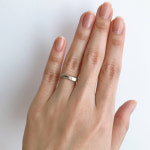 SR195 14K white gold 스퀘어링 : 롬디자인