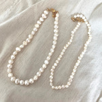 스튜디오레브 아를로 못난이 초커 천연 담수 미니 진주 목걸이 6미리 10미리 : 스튜디오 레브